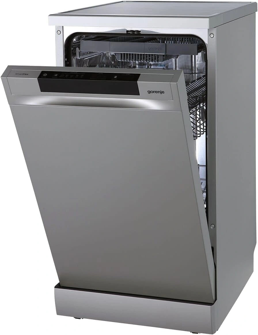 Zmywarka Gorenje GS – kolor srebrny, do mycia naczyń