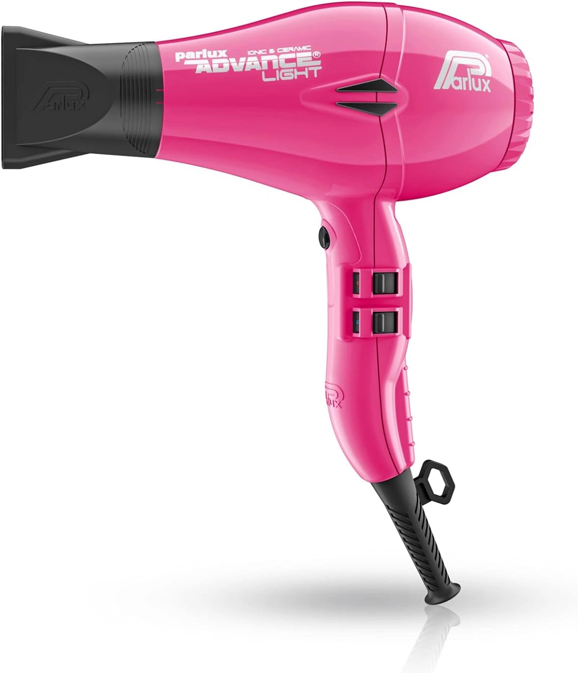 Suszarka do włosów Parlux – kolor różowy, moc 2200 W, do codziennego zastosowania