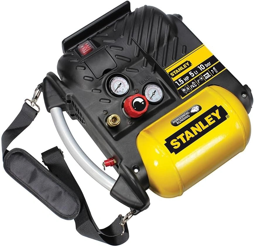 Kompresor Stanley Dn200 – kolor czarny i żółty, wymiary 40.01 x 40.01 x 24.99 cm, do codziennego zastosowania