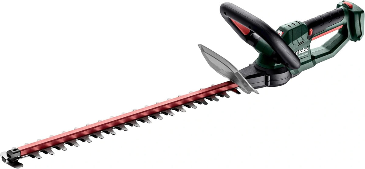 Nożyce do żywopłotu metabo – napięcie 18 V, do codziennego zastosowania