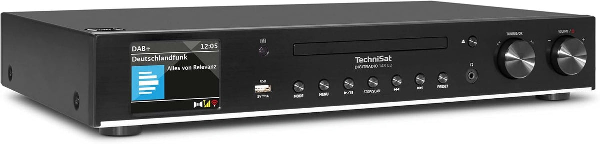 Produkt użytkowy TechniSat DIGITRADIO – sterowanie pilotem, kolor czarny, do codziennego zastosowania