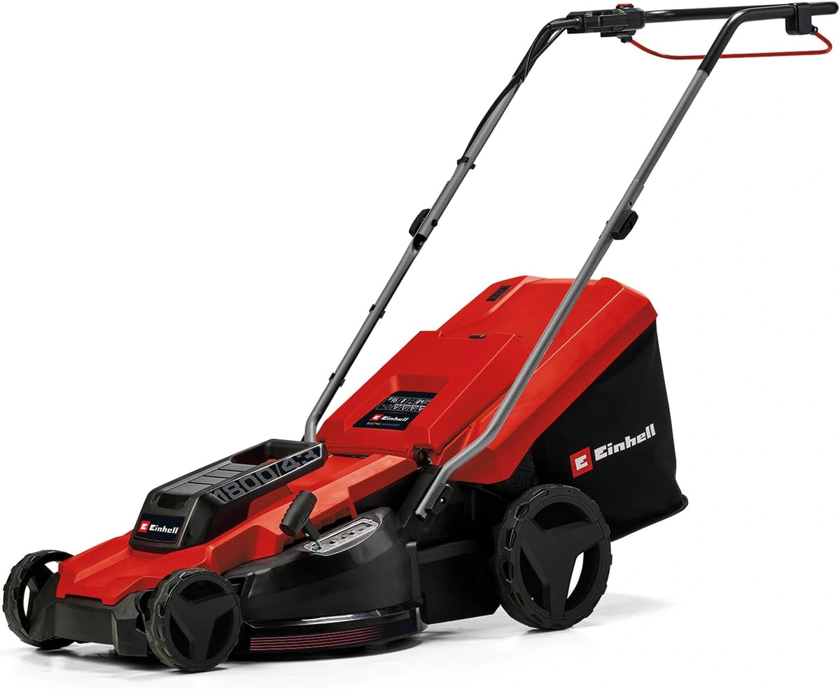 Kosiarka do trawy Einhell – regulacja wysokości, powierzchnia do 800 m², moc 1800 W, pojemność 50 l, do codziennego zastosowania