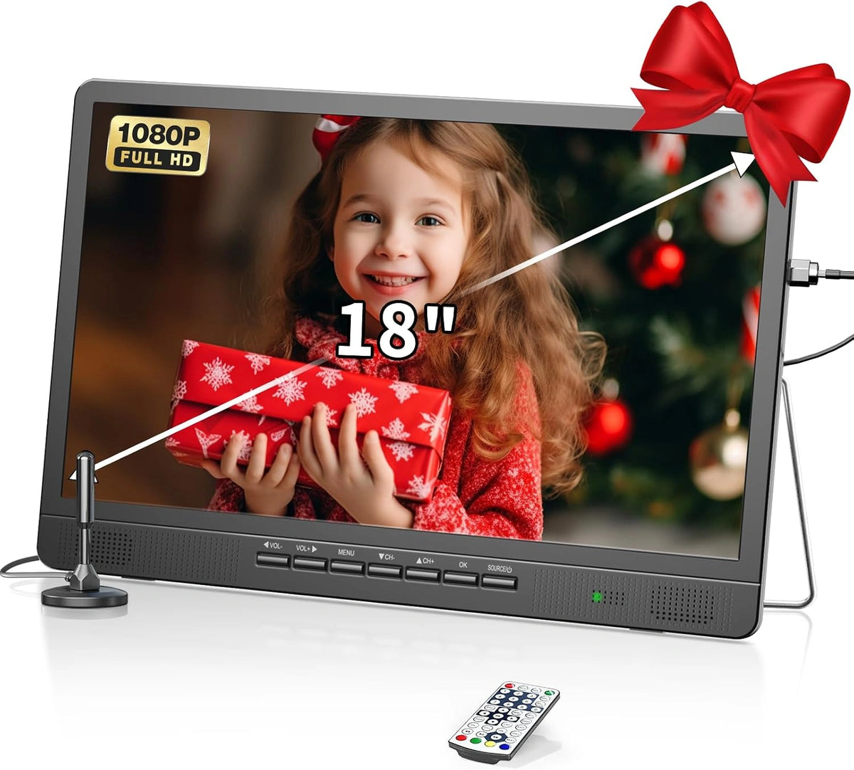 Telewizor Desobry – napięcie 12 V, do domu lub pojazdu rekreacyjnego