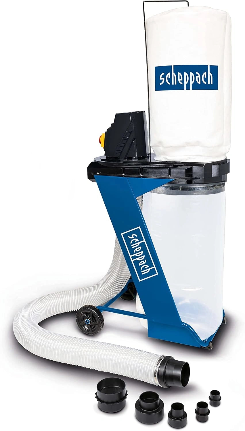 Produkt użytkowy Scheppach DC500 – moc 550 W, pojemność 75 l, do codziennego zastosowania