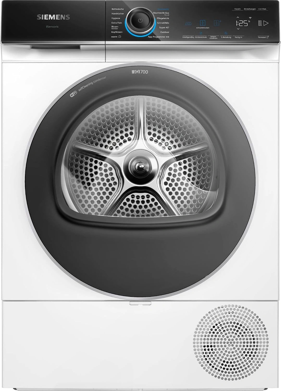 Suszarka do ubrań Siemens WQ45B2B40 – oświetlenie LED, pompa ciepła, program samoczyszczenia, do codziennego zastosowania