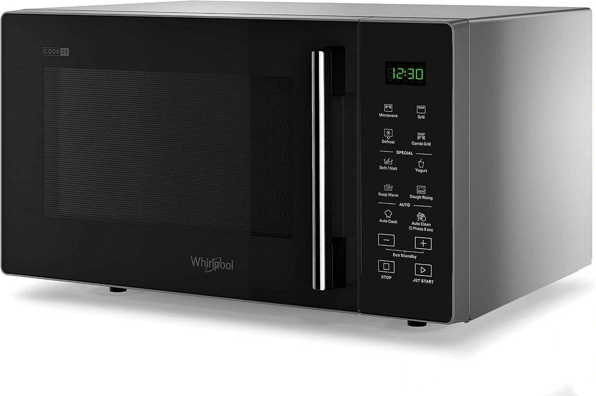 Kuchenka mikrofalowa Whirlpool MWP – kolor czarny, do codziennego zastosowania