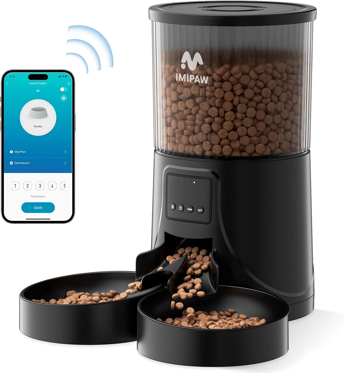 Produkt dla zwierząt Automatyczny – łączność Wi-Fi, pojemność 4 l, do codziennego zastosowania