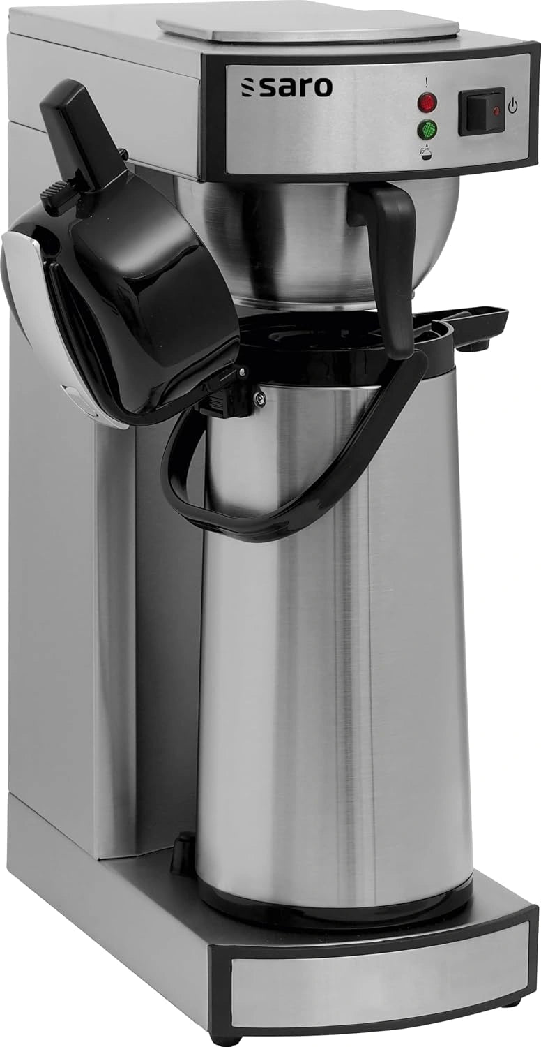 Ekspres do kawy Saro 317-2085 – kolor srebrny, moc 1900 W, pojemność 1,8 l, do domu lub biura