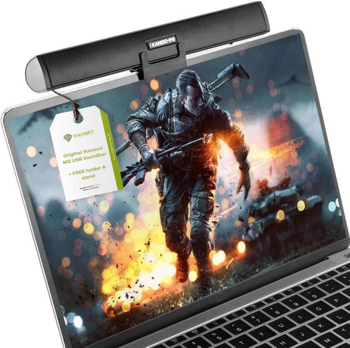 Laptop IKANOO HeroMusics – kolor czarny, do codziennego zastosowania