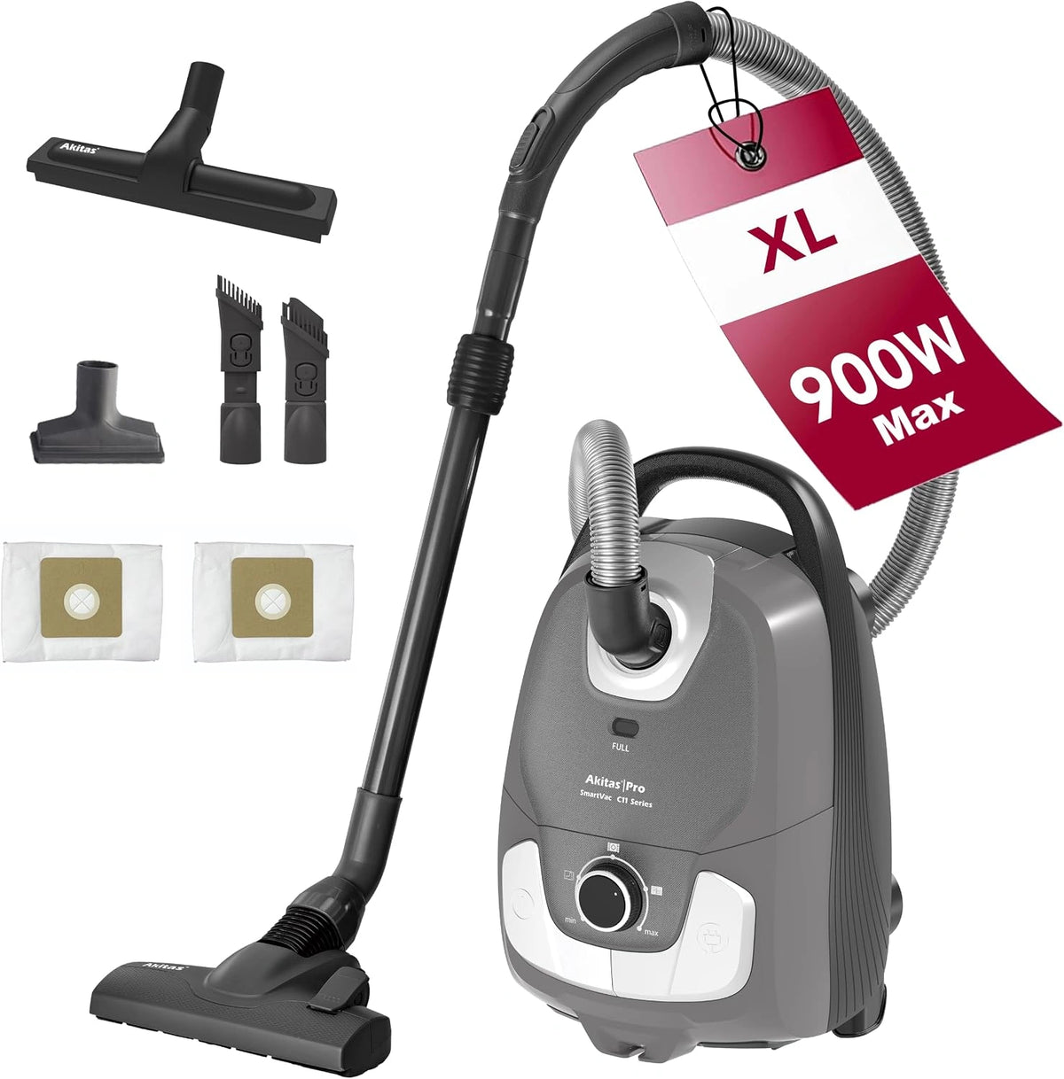 Odkurzacz – moc 900 W, do pielęgnacji podłóg
